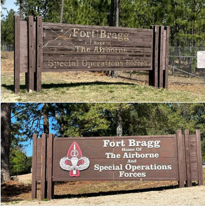 So long, "Fort Bragg." Why the name change anyway?