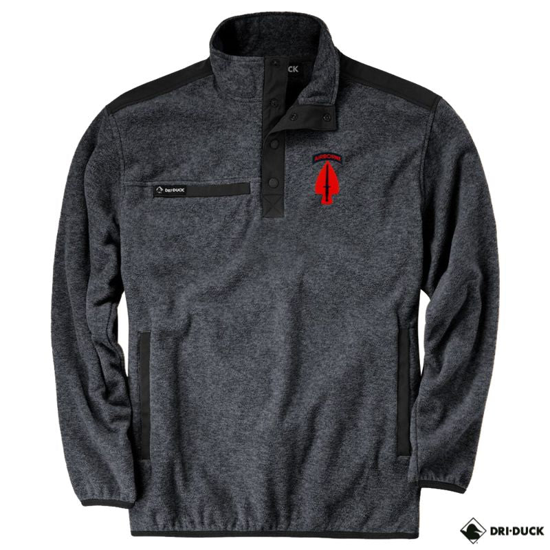 DRI DUCK USASOC Fleece Pullover