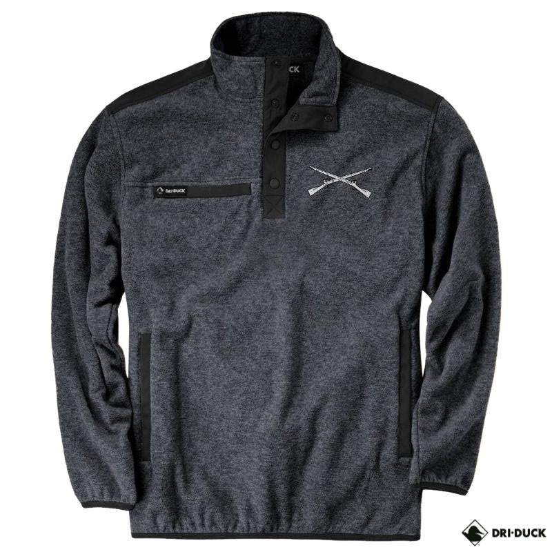 最新のデザイン DRI DUCK Crossed Rifles Fleece Pullover – 11Bravos.com メンズウェア