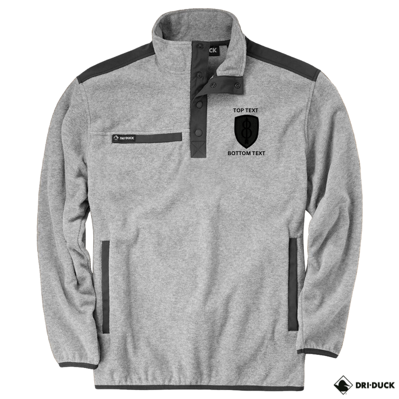 DRI DUCK Crossed Rifles Fleece Pullover – 11Bravos.com