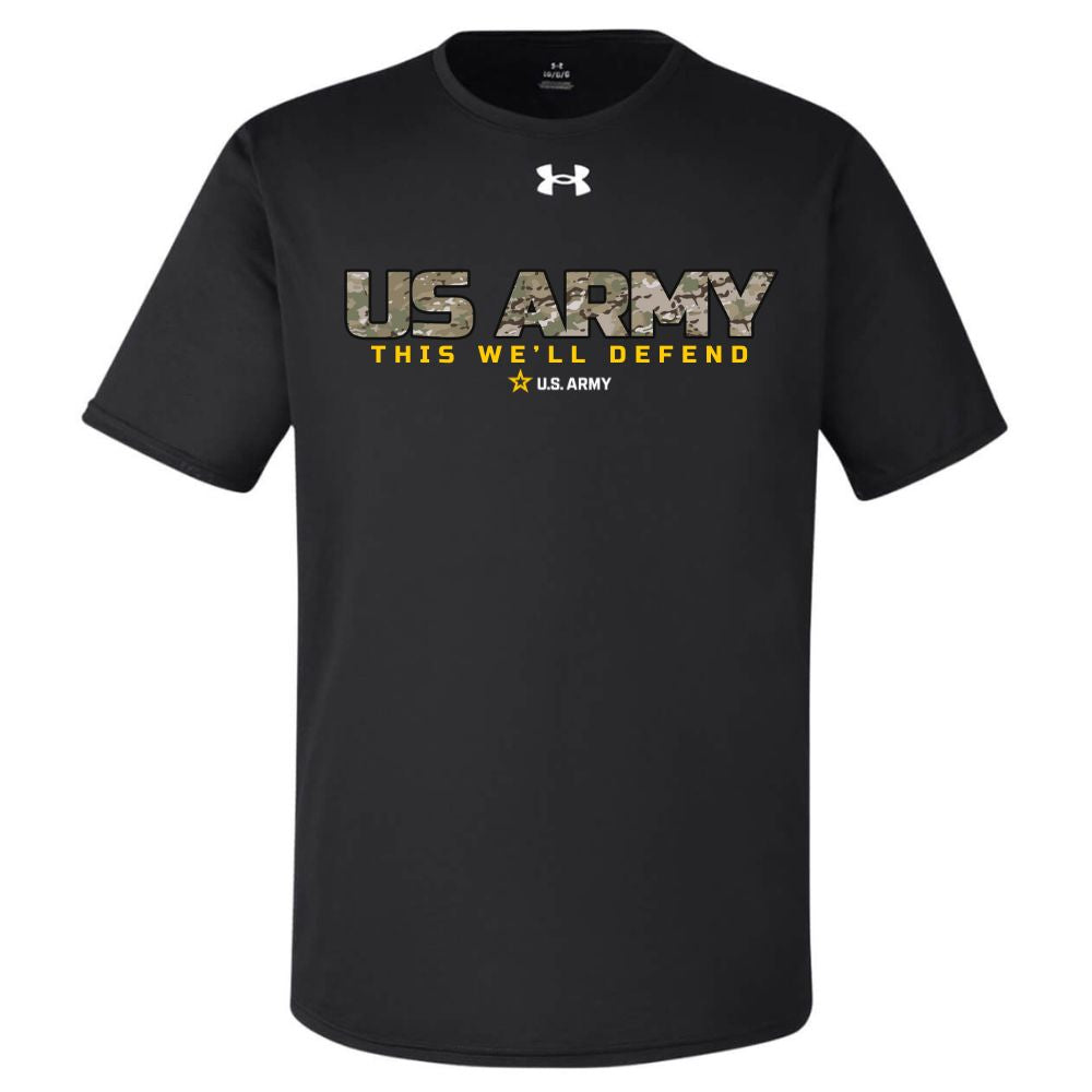 Polo Shirt Under Armour Us Military Navy Under Armour Sideline