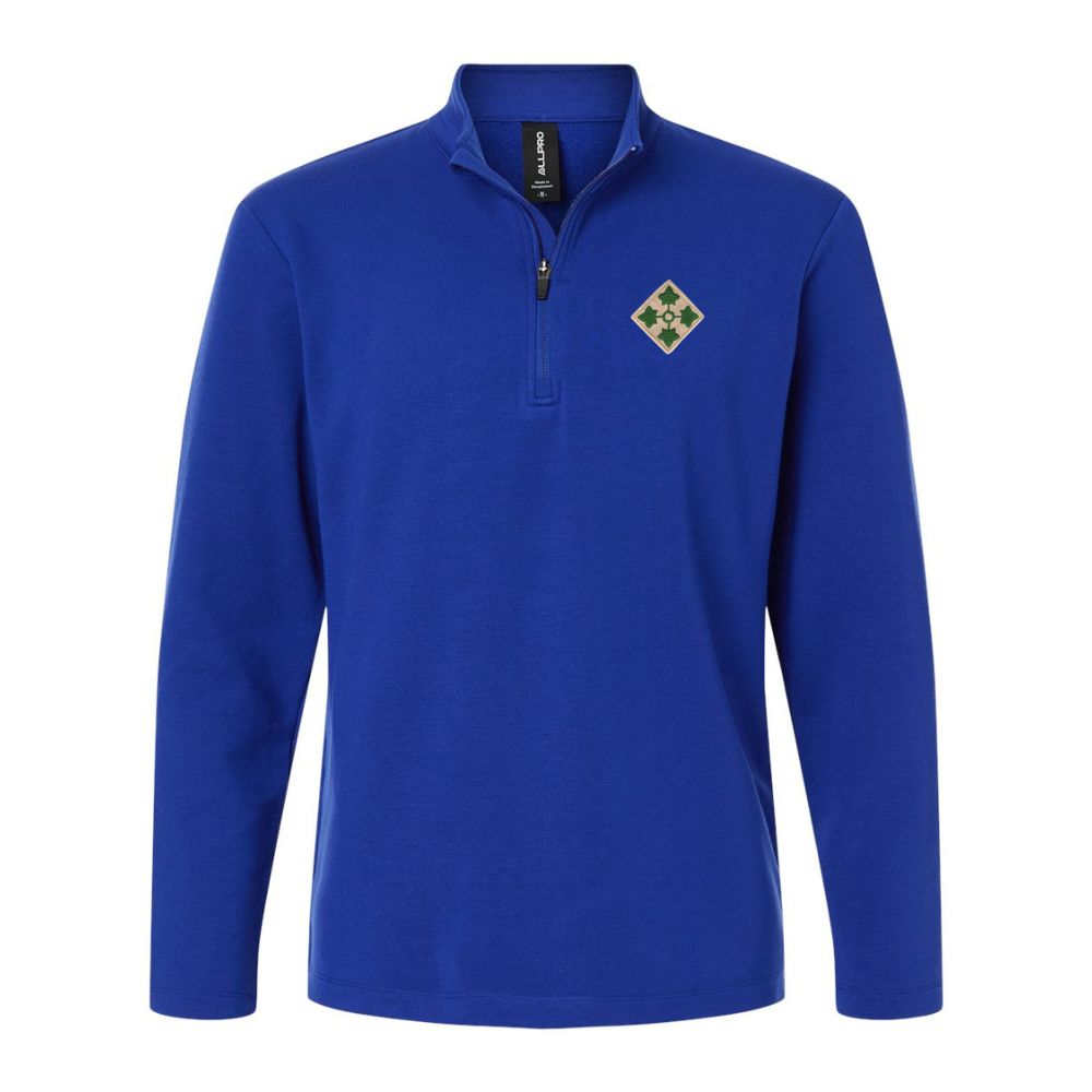 4th Infantry Stretch Quarter-Zip Fleece Pullover – 11Bravos.com