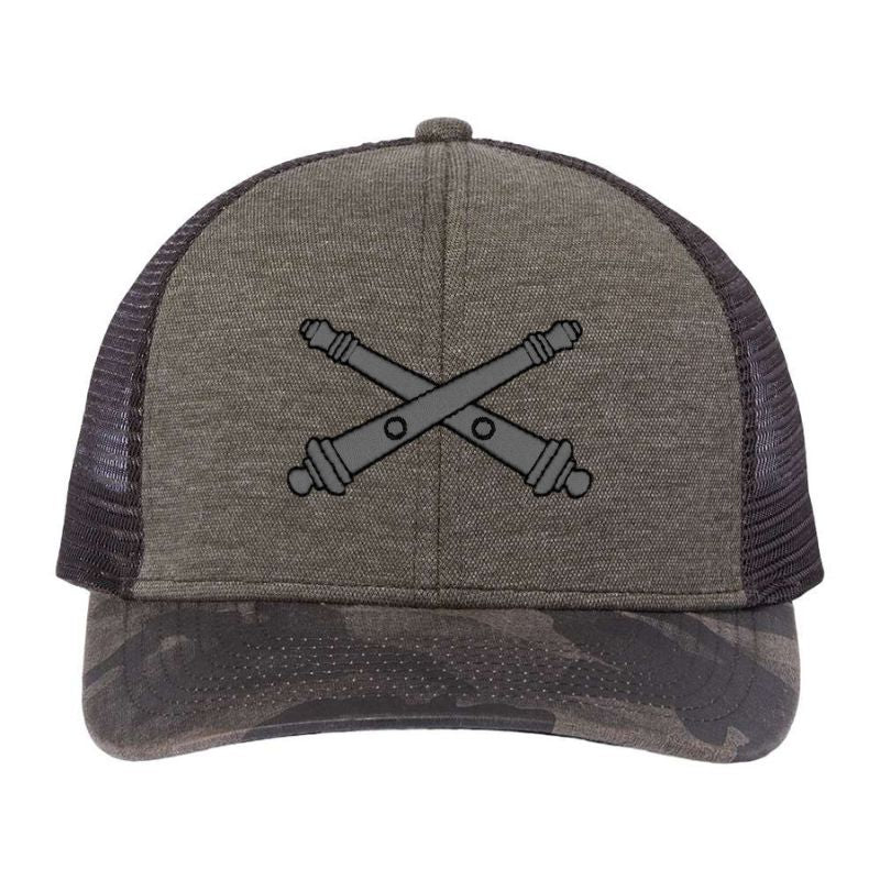 Artillery Crossed Cannons DRI-DUCK Trucker Hat – 11Bravos.com