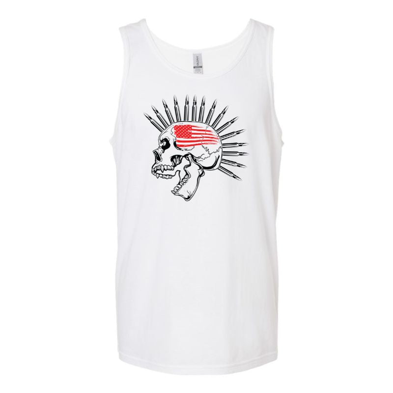 Mohawk Skull Tank Top – 11Bravos.com