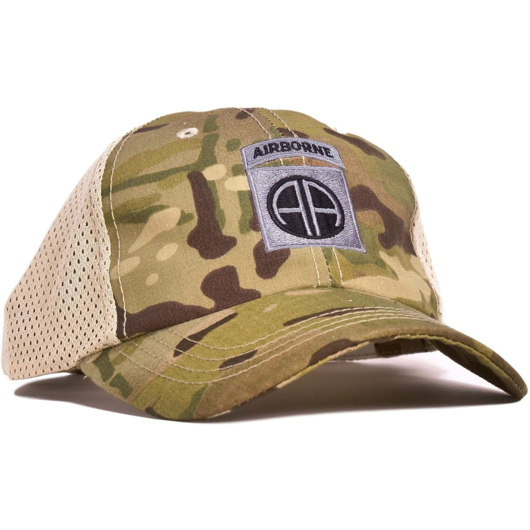 82nd Airborne Multicam Mesh Back Hat – 11Bravos.com