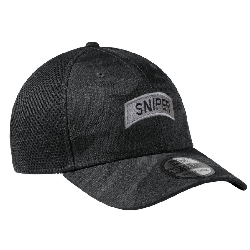 New Era ® Black Camo Sniper Tab Hat – 11Bravos.com