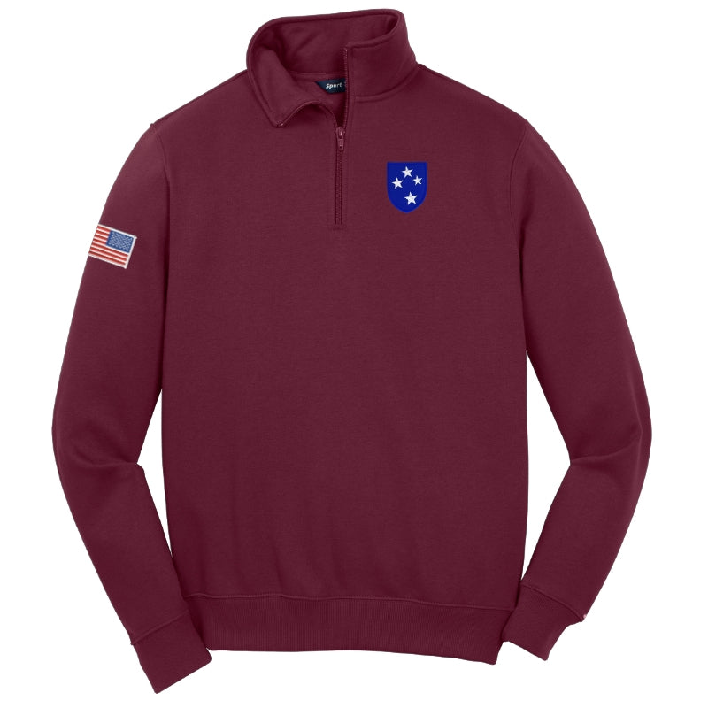 23rd Infantry 1/4 Zip Sweatshirt – 11Bravos.com